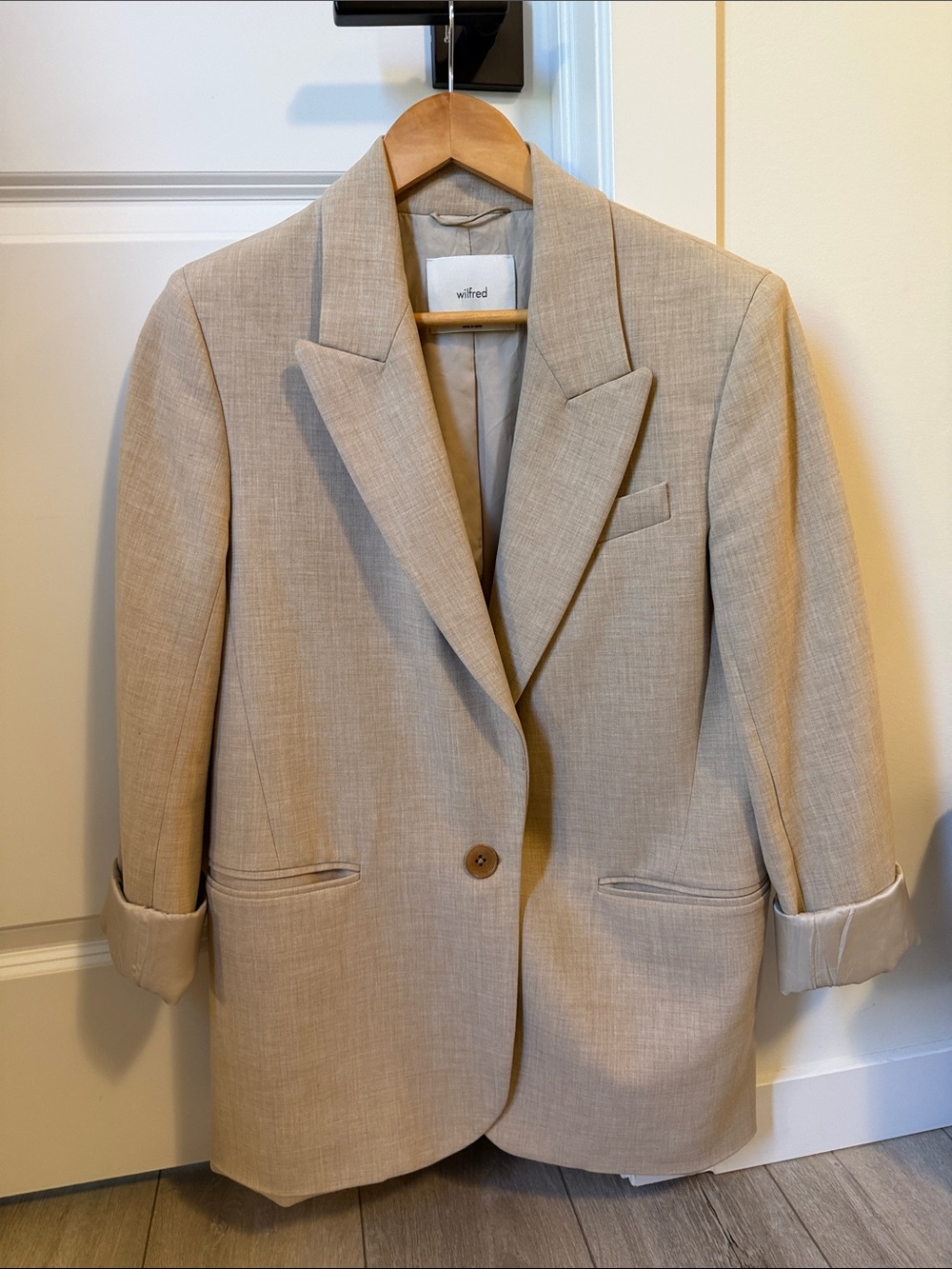 Wilfred Light Beige Flores Blazer